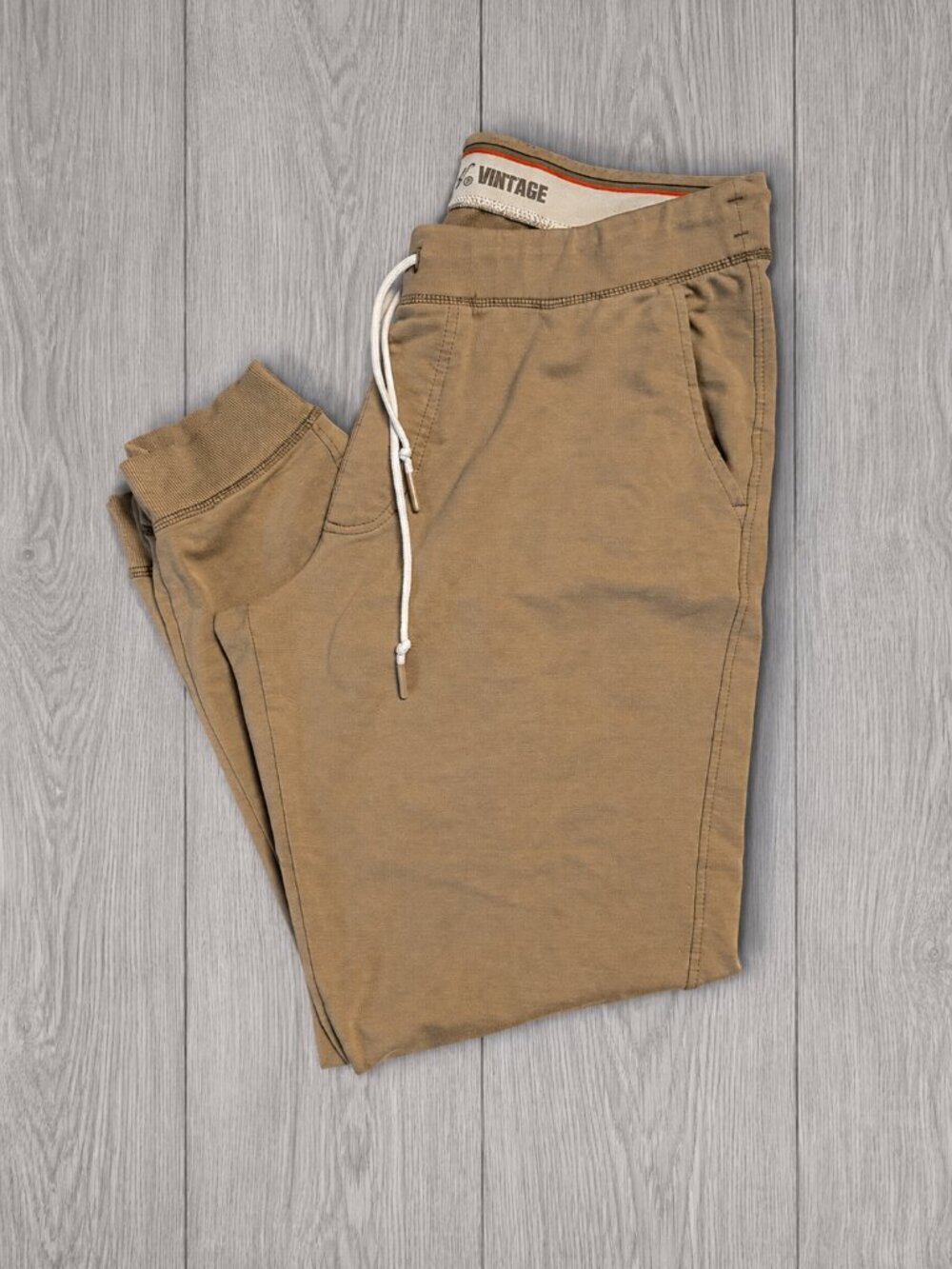 Weatherproof Vintage Men’s Tan Jogger Pants Large Stock #23